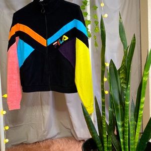 Funky Retro Style FILA Jacket